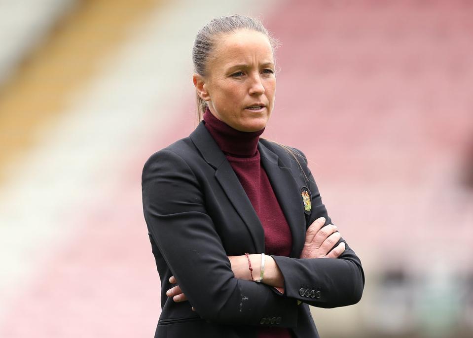 Staying put: Casey Stoney wants to remain in the USA with San Diego Wave (Getty Images)