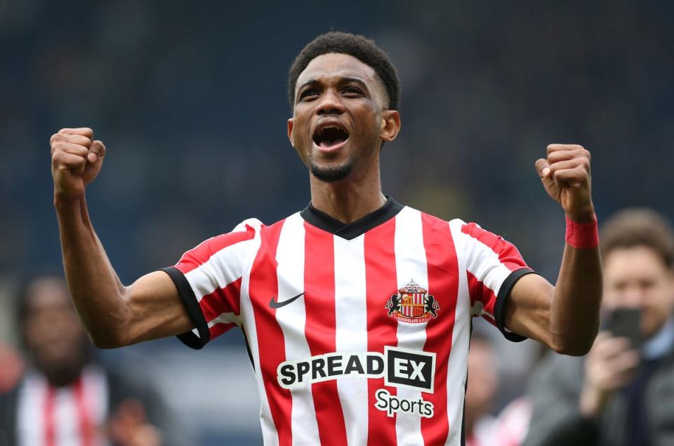 Amad Diallo fired Sunderland in front in the first leg  (PA)