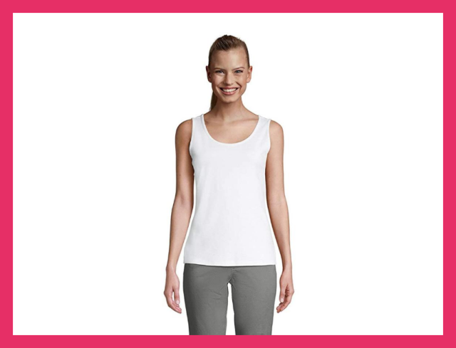 Lands' End Women's Cotton Tank Top