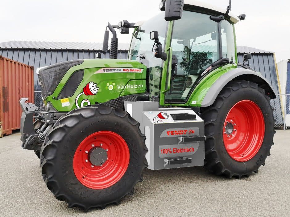 tractor converted to battery power