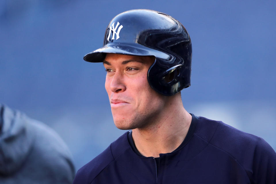Aaron Judge got some write-in votes for New York City mayor earlier this month. (AP)