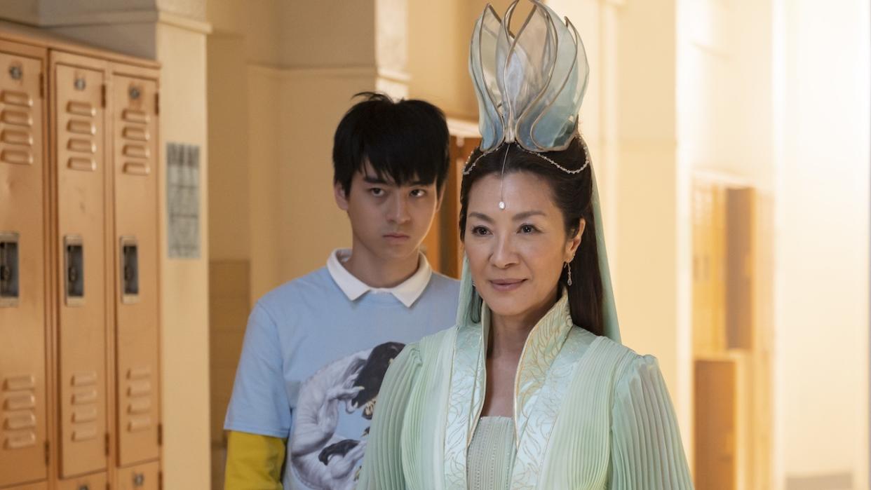  Michelle Yeoh, Jim Liu in American Born Chinese 