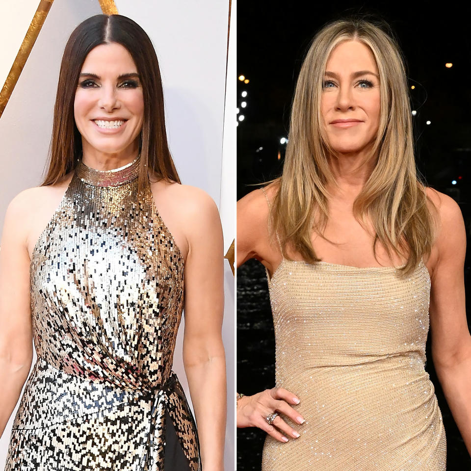 Jennifer Aniston and Sandra Bullock Us Weekly 2417