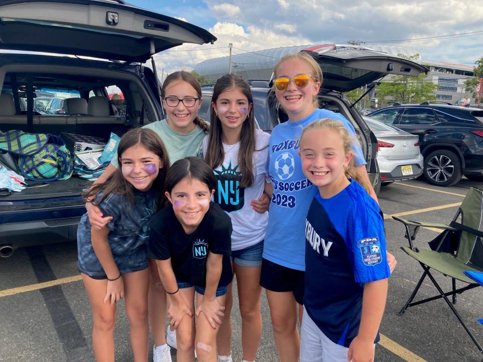 Roxbury youth soccer players are ready to cheer on Racing Louisville striker Paige Monaghan, their hometown hero and former trainer, against Gotham FC.