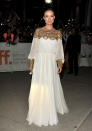 <p>At the 2011 premiere for her film “Butter,” Olivia Wilde showed up in this Grecian inspired white Marchesa number with gold cuffs and stole the whole festival. <i>(Photo by George Pimentel/WireImage)</i></p>