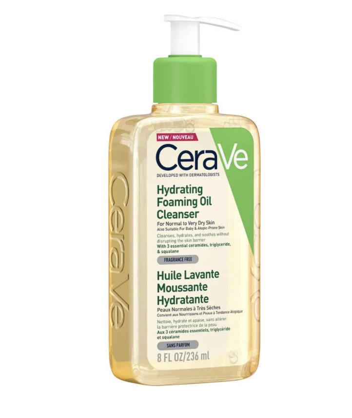 CeraVe's Hydrating Foaming Oil Cleanser