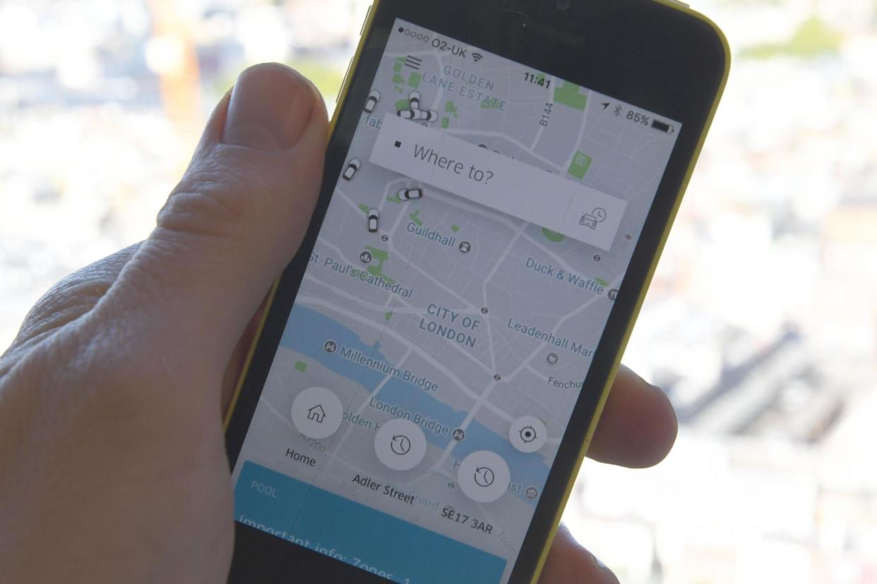 Uber: Stripped of its licence in London, Sheffield and now York: AFP/Getty Images