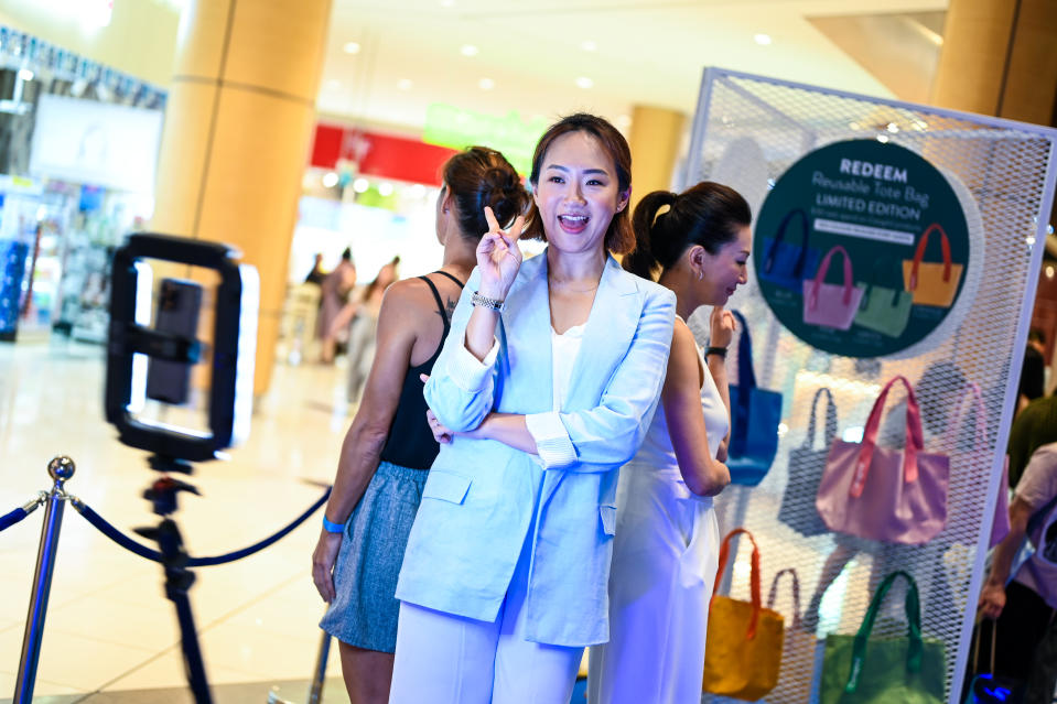 DJ Lim Peifen was at the panel discussion of the launch of Cetaphil Hydrating Foaming Cream Cleanser where she shared the times when she struggled with eczema. PHOTO: Cetaphil