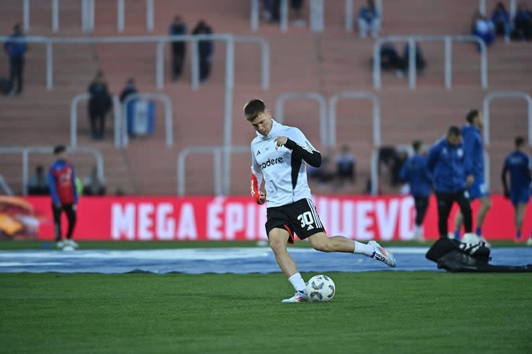 Franco Mastantuono será titular en River