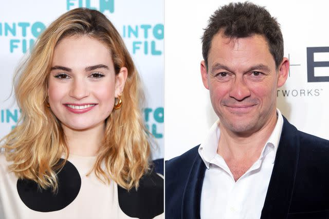 Karwai Tang/WireImage; Arnold Jerocki/Getty Lily James, Dominic West