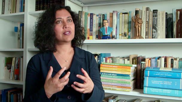 PHOTO: Anupama Rao, a professor of history at Columbia University, has studied caste discrimination in the U.S. (ABC News)