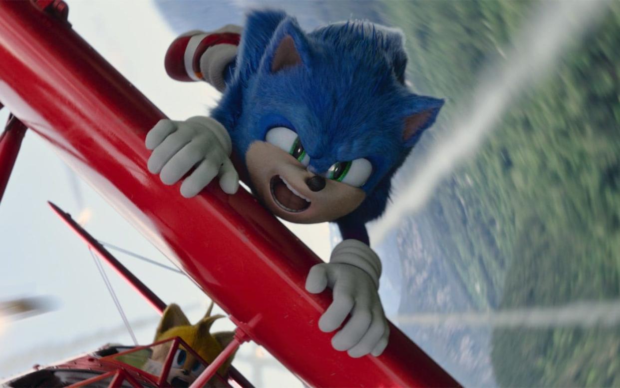 Sonic (voiced by Ben Schwartz) is back, and it's all as predictable as ever - Paramount