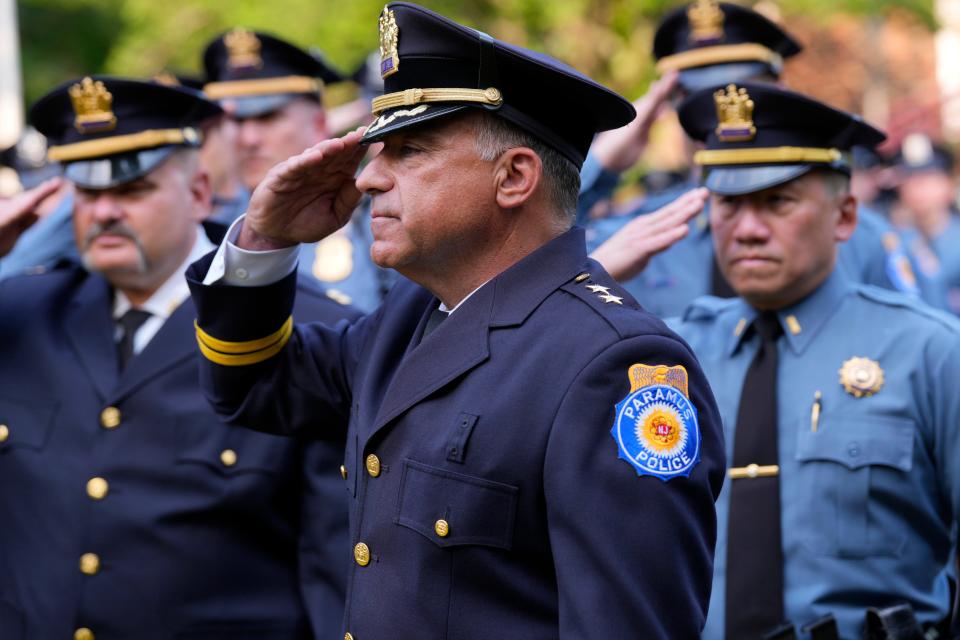 Robert M. Guidetti became the 12th Paramus Police Chief during the ceremony. Tuesday, June 13, 2023 