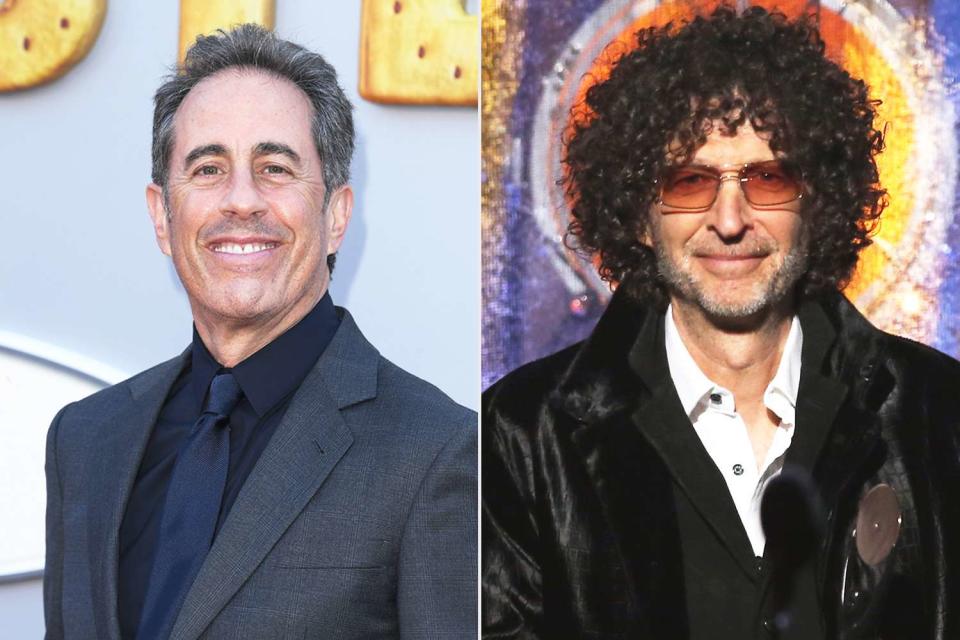 <p> Steve Granitz/FilmMagic; Kevin Kane/Getty</p> (L-R) Jerry Seinfeld and Howard Stern.