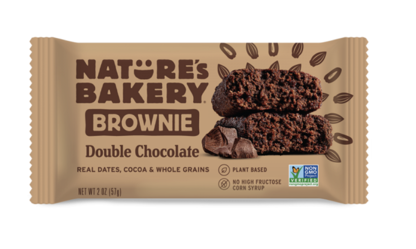 5) Nature’s Bakery Double Chocolate Brownie Bars