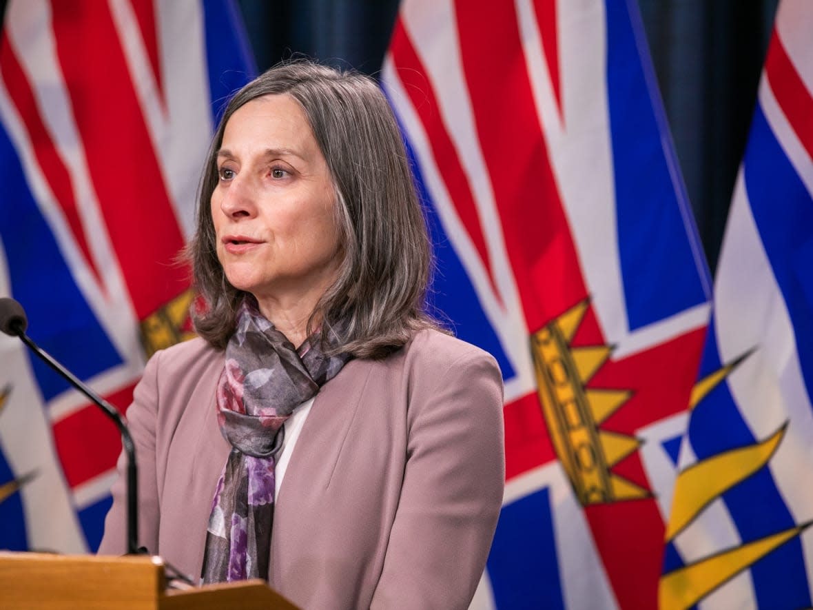 B.C. Chief Coroner Lisa Lapointe is pictured in Victoria on April 14, 2021. (Mike McArthur/CBC - image credit)