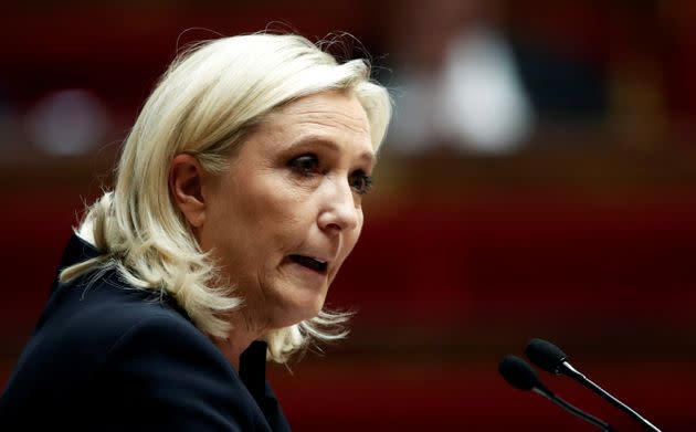 Marine Le Pen photographiée à l'Assemblée nationale en octobre 2019 (illustration) (Photo: Benoit Tessier via Reuters)