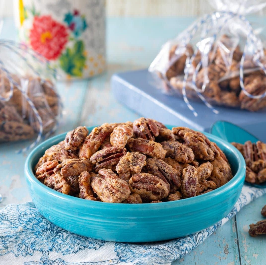 candied pecans for a care package