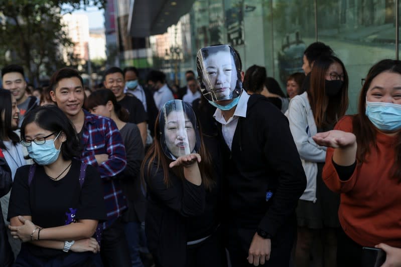 Hong Kong holds its breath ahead of polls amid a lull in violence