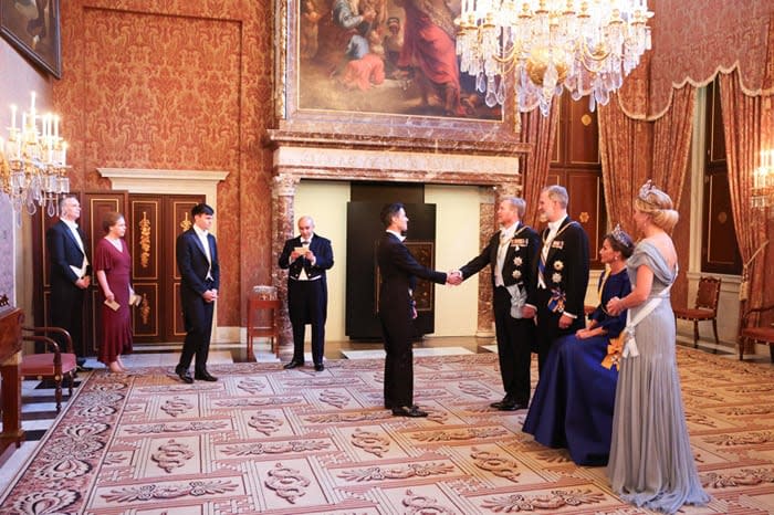 Banquete de Estado ofrecido por Guillermo y Máxima de los Países Bajos a los reyes Felipe y Letizia