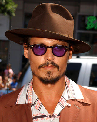 Johnny Depp at the LA premiere of Warner Bros. Pictures' Charlie and the Chocolate Factory
