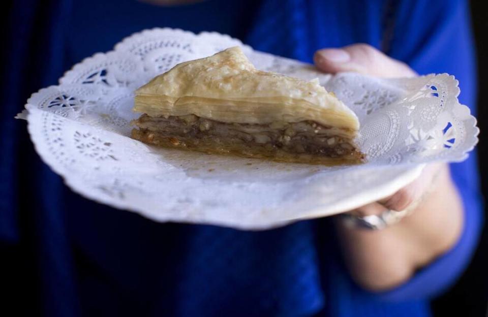 Baklava is among the many foods on the menu for the Greek Festival that will run Sept. 8-10 at the Annunciation Greek Orthodox Church.