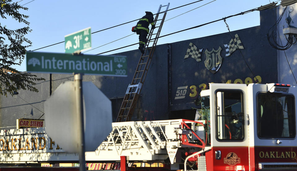 Fatal warehouse fire in Oakland