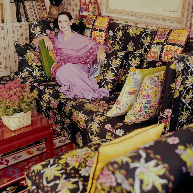 Candid Photos of Gloria Vanderbilt at Home