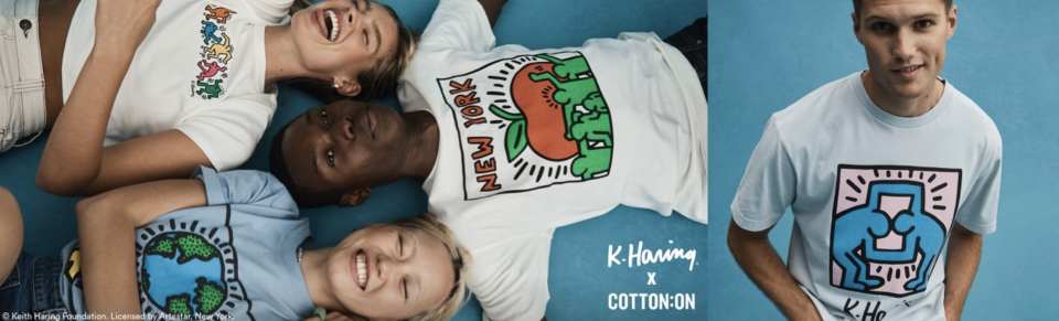 Cotton On X Keith Haring. PHOTO: Cotton On 