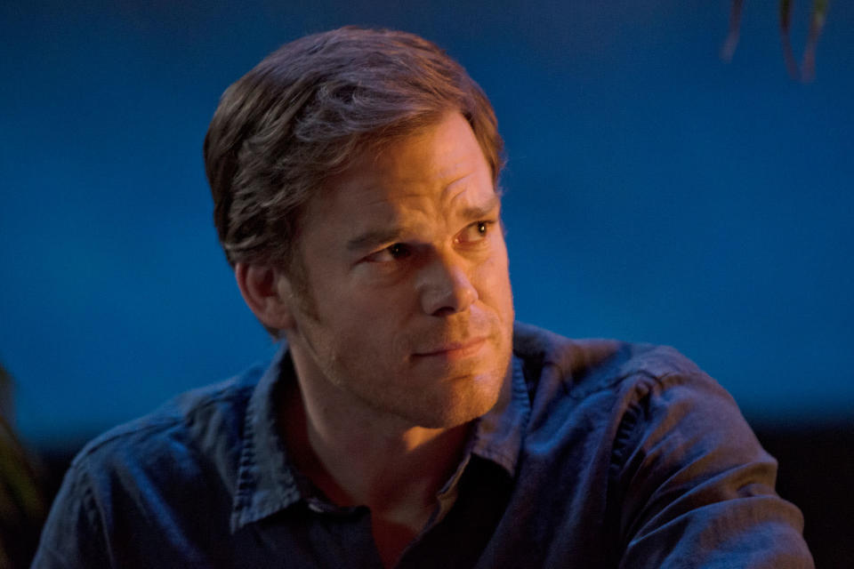 Michael C. Hall as Dexter Morgan in the "Dexter" Season 8 episode, "Make Your Own Kind of Music."