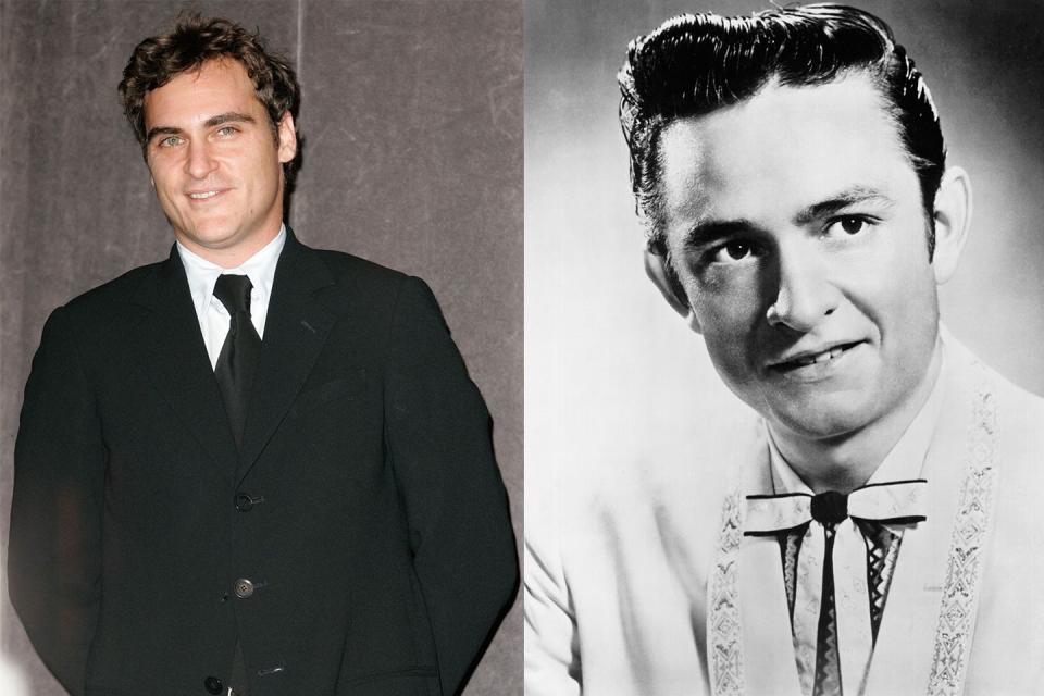 Joaquin Phoenix and Johnny Cash