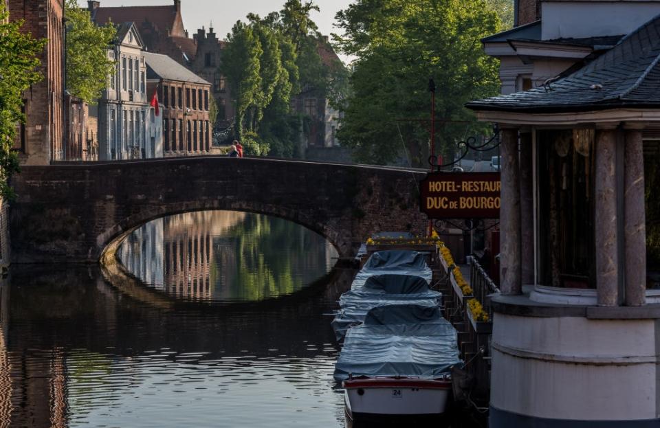 Bruges is far emptier than usual - getty