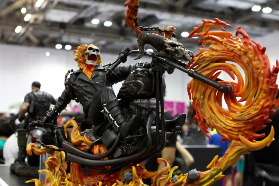 A Ghost Rider action figure. (Photo: Sharlene Sankaran/ Yahoo Newsroom)