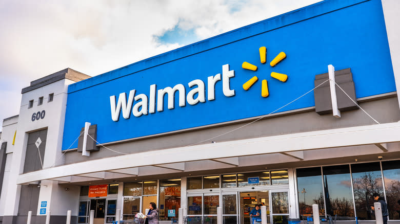 Walmart exterior in Mountain View, California