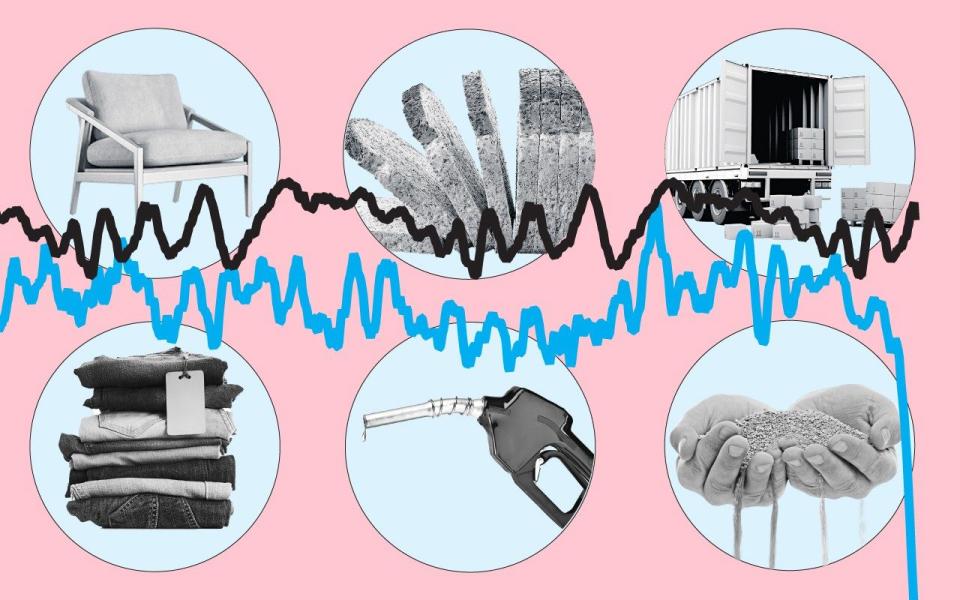 supply chain disruption illustration