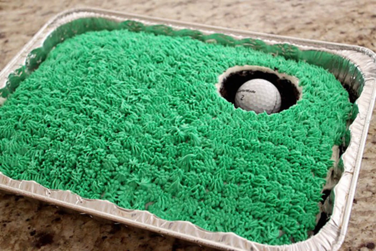 <p>Changing My Destiny</p><p>This cake is better than a hole-in-one!</p><p><strong>Get the recipe: <a href="https://changingmydestiny.wordpress.com/2012/01/02/golf-theme-birthday-cake/" rel="nofollow noopener" target="_blank" data-ylk="slk:Easy Golf Cake;elm:context_link;itc:0;sec:content-canvas" class="link rapid-noclick-resp">Easy Golf Cake</a></strong></p><p><strong>Related: <a href="https://parade.com/1046549/pipandebby/best-fathers-day-cake-recipes/" rel="nofollow noopener" target="_blank" data-ylk="slk:35 Brilliant Father's Day Cake Recipes;elm:context_link;itc:0;sec:content-canvas" class="link rapid-noclick-resp">35 Brilliant Father's Day Cake Recipes</a></strong></p>