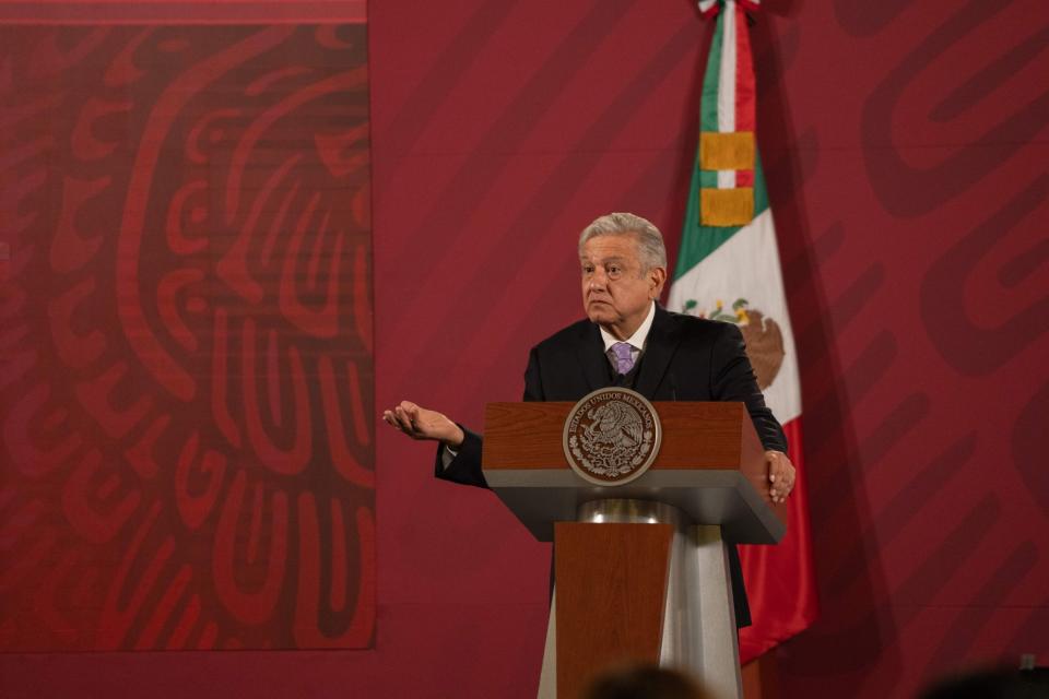 Andrés Manuel López Obrador, se pronunció el miércoles en contra de un proyecto de ley que obligaría a la autoridad monetaria a comprar los dólares que los bancos no pueden vender. (Foto: Getty Images)