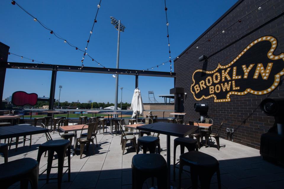 The Brooklyn Bowl in Nashville's Germantown neighborhood is a two-level, mixed-use, 40,000-square-foot venue.