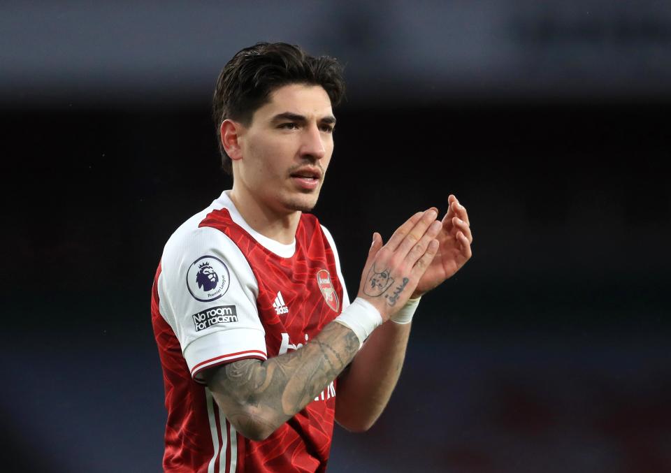 Arsenal’s Hector Bellerin is a target for Atletico Madrid (PA Wire)