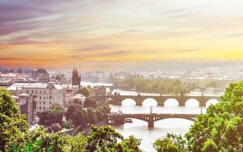 Vlata River and Prague - Credit: Getty