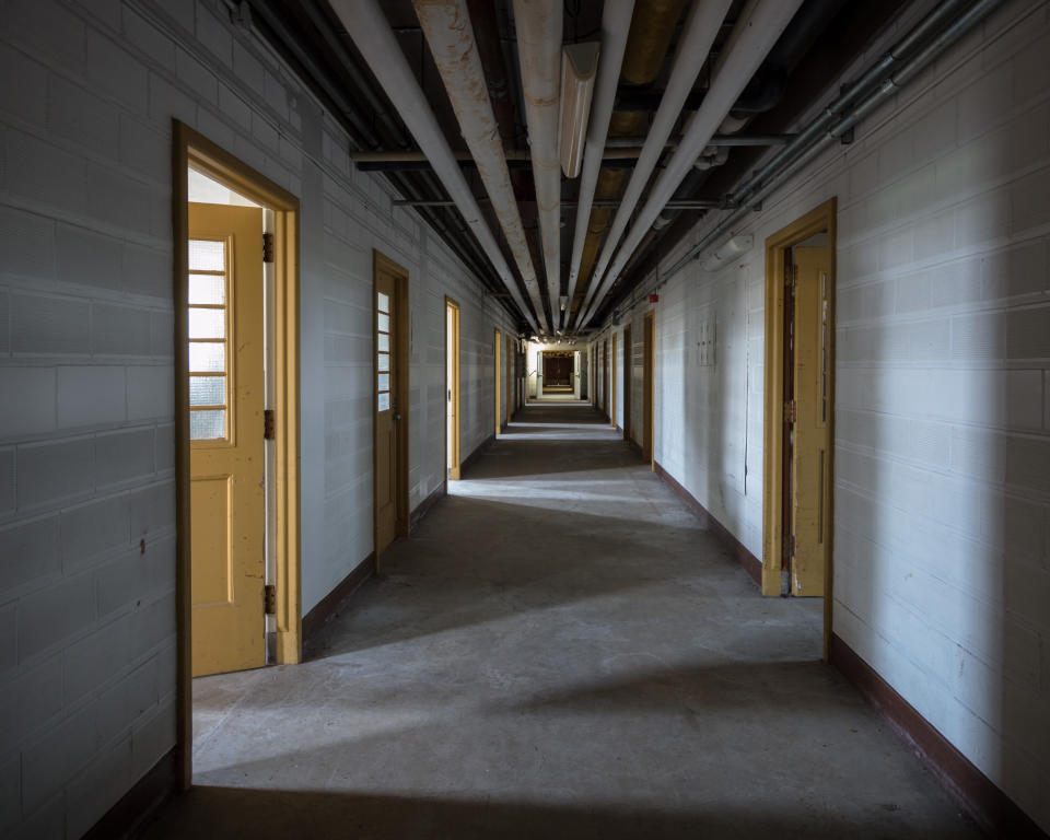 Psychiatric ward hallway