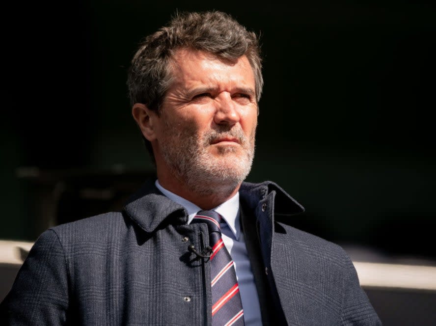 Roy Keane was infuriated by Manchester United’s performance (Manchester United via Getty Imag)