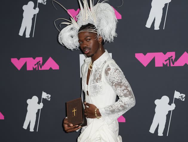 Lil Nas X pictured at last year's VMAs