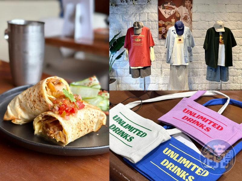 早午餐品牌「貳樓」與時尚衣著品牌「QUEEN SHOP」推出「美味計畫」聯名餐點與周邊。