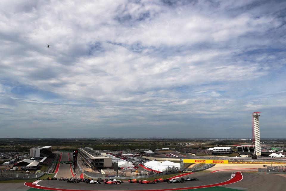 COTA hosts the Formula 1 US Grand Prix. (Getty)