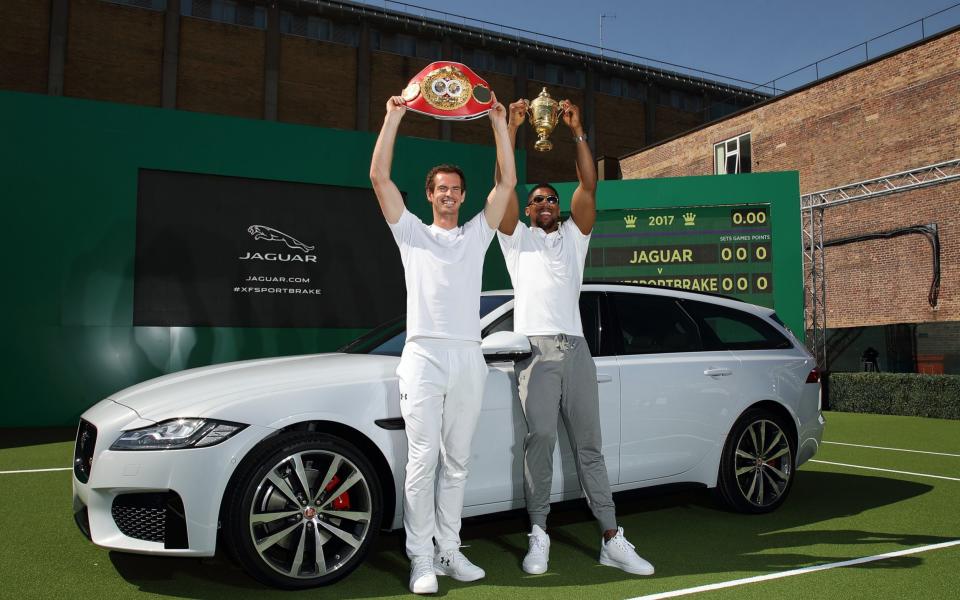 Andy Murray, Anthony Joshua - Credit: Wireimage