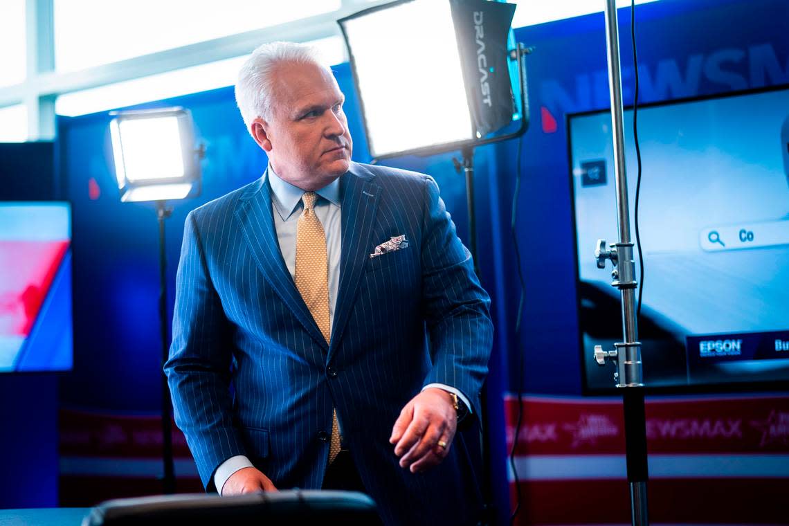 Matt Schlapp, Chairman of the American Conservative Union, and leader of CPAC arrives for an interview at CPAC on March 2.