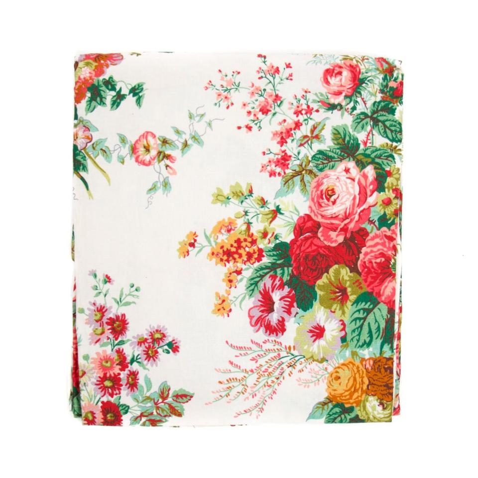 <p>onlyontheavenue.com</p><p><strong>$214.00</strong></p><p>We love this festive tablecloth that marries garden party chic with a holiday color palette for a table linen you'll use all season long.</p>