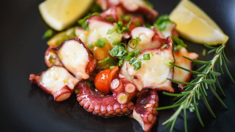 Octopus salad