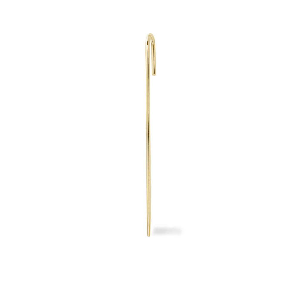 18K Gold Thread Ear Pin